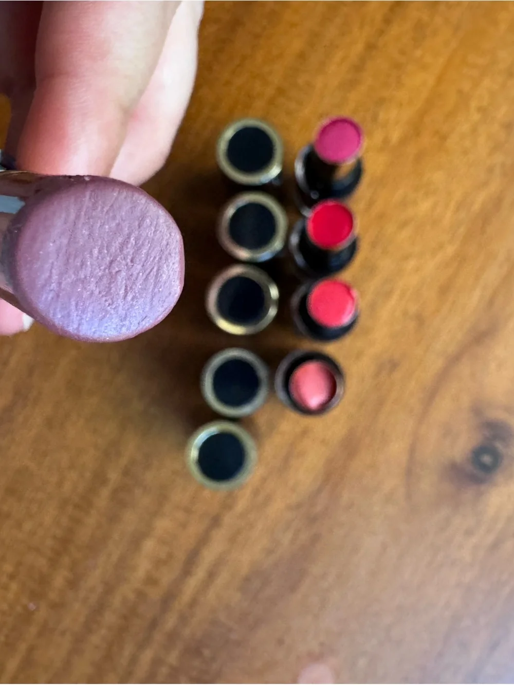 Set of 5 Revlon super lustrous lipsticks